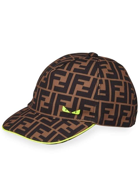 fendi monster eyes baseball cap